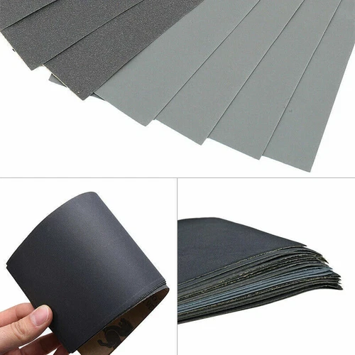 48Pcs Wet and Dry Sand Paper Mixed Assorted Grit 400-3000 Car Paint Sandpaper UK - Picture 9 of 12
