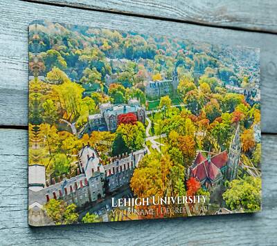 Lehigh University watercolor. Graduation gift, Lehigh University , College wall