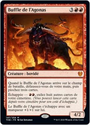 MTG Magic THB - Ox of Agonas/Buffle de l'Agonas, French/VF