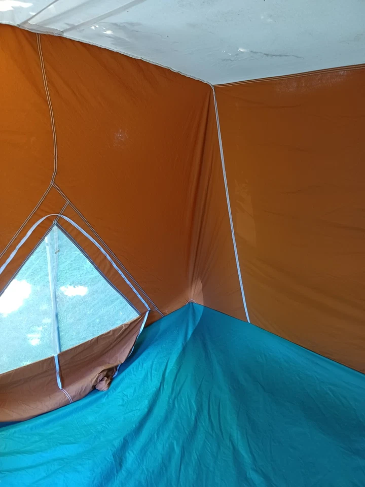 RARO Vintage Coleman Classic 11' X 10' Barraca Springbar #8481B840- SUPER BOM! - Imagem 3 de 4