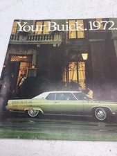 Original 1972 Buick Sales Brochures All Styles