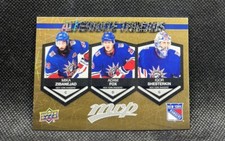 ZIBANEJAD ADAM FOX SHESTERKIN ALTERNATE THREADS GOLD 2023-24 MVP Hockey #AT-10