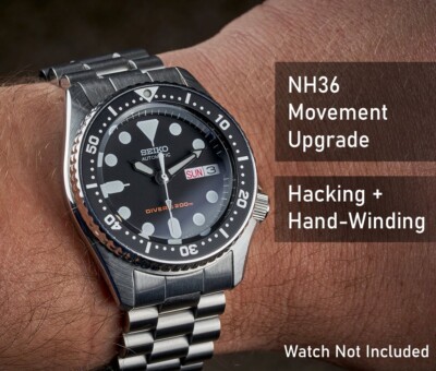 Seiko SKX Movement Upgrade NH36 Swap Mod SKX013 SKX015 SKX017 USA