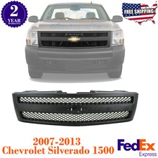 Grille Assembly Black For 2007-2013 Chevrolet Silverado 1500