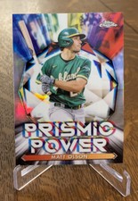 2021 Topps Chrome Prismic Power #PP11 Matt Olson Oakland Athletics