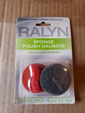 Ralyn Sponge Polish Daubers Pack Of 2 - Shoes, Boots, Handbags Cream Sponge