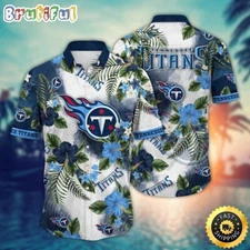 Tennessee Football Team Titanss Hawaiian Shirt Button Down Unisex Adults S-5XL