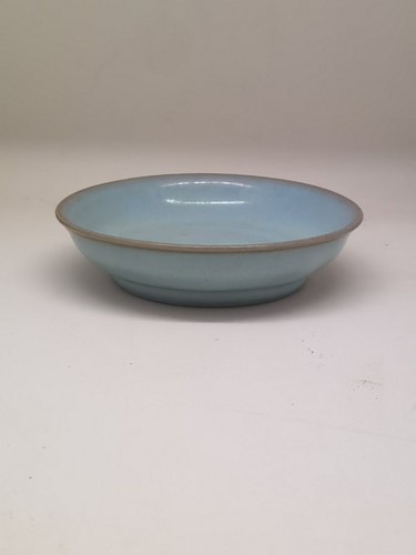 Song Dynasty Style Celadon Plate - Ru Kiln Influence - Antique Dish - 5.5in