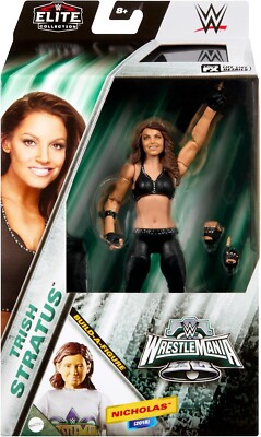 TRISH STRATUS ELITE WWE WRESTLING FIGURE WRESTLEMANIA XL NICHOLAS BAF MOSC 2023