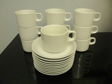 10 German Bauscher White Porcelain Restaurant...