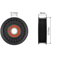 NTY Spannrolle Keilrippenriemen FüR Jeep Grand Cherokee II WJ WG 4.7 V8 4X4