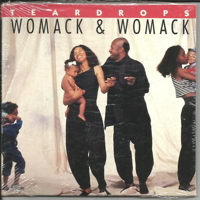 WOMACK & WOMACK and Teardrops CARDED SLEEVE PROMO DJ CD single SEALED 1988