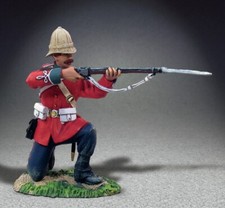 BRITAINS ANGLO ZULU WAR 20018 BRITISH 24TH REGT OF FOOT KNEELING FIRING