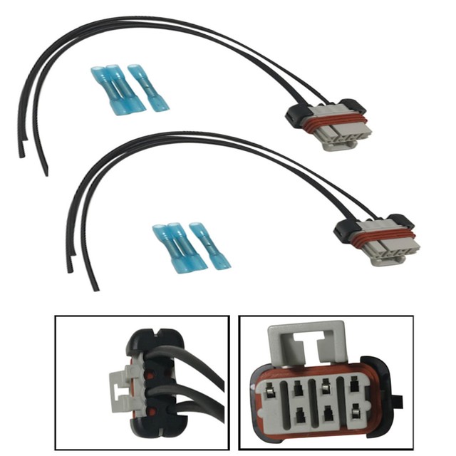 2X New Headlight Wiring Harnesses Connectors For 20052014 Freightliner Columbia eBay