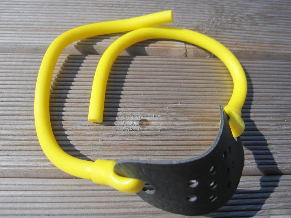 Starkes ERSATZGUMMI GELB Steinschleuder SCHLEUDER Gummi ZWILLE 250m. Reichweite