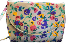 Cervelle Satin Floral Vintage Purse