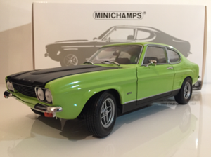 Minichamps 150089075 Ford Capri RS 2600 1970 verde Nuevo 1 18 Escala Minichamps 150089075 Ford Capri RS 2600 1970 verde Nuevo 1 18 Escala