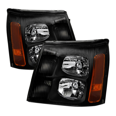 Cadillac 03-06 Escalade Basis / Esv / Ext Schwarz Gehäuse Ersatz Scheinwerfer