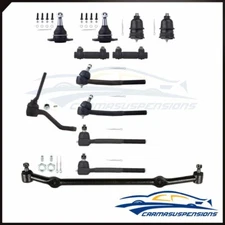 For Buick Electra 1985-1989 12Pcs Front Ball Joint Center Link Tie Rod End Link