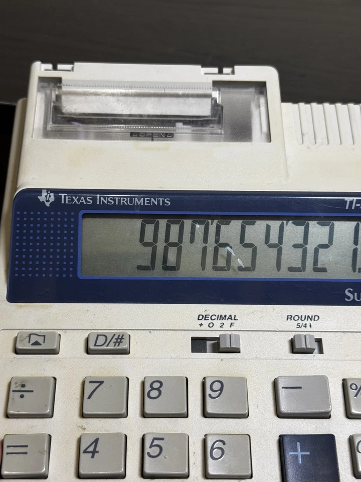 Texas Instruments Ti-5032 Printing Calculator Working - No Paper - Image 2 of 3