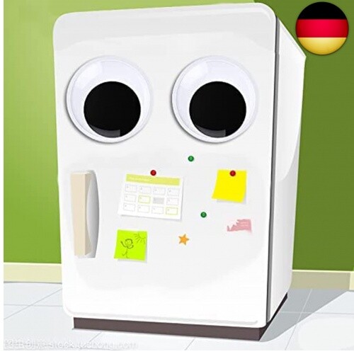 DRERIO 2 Stück Riesige Kulleraugen Große Kulleraugen Selbstklebend 18 cm W - Bild 7 von 8