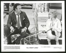 ALL NIGHT LONG-8X10 B W PHOTO-GENE HACKMAN/B STREISAND FN