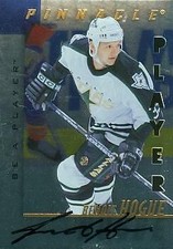 Benoit Hogue autographed Hockey Card Dallas Stars 1998 Pinnacle Be a Player #152