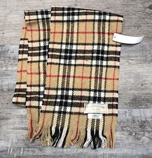 Scarf James Pringle Weavers 100 Wool Scotland Tartan Plaid Fringe