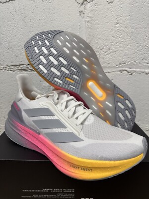 Adidas Ultraboost 5X Cloud White Silver Lucid Pink IH0636 Men's Size 10 NEW