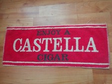 Seltener Jahrgang Genie&szlig;en A Castella Zigarre - Pub BAR Bier Handtuch Breweriana