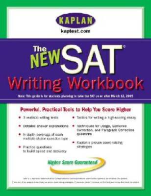 Kaplan New SAT Writing Workbook - Paperback By Kaplan - ACCEPTABLE