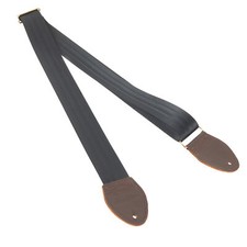 Souldier Plain Seatbelt Guitar Strap - Black Brown