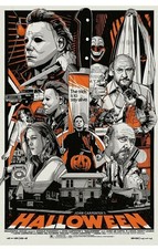 Tyler Stout Halloween regular poster mondo artist / Michael Myers