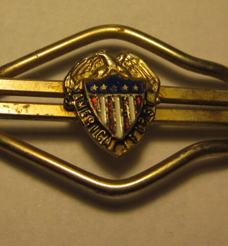 1930s America First tie pin - image 1