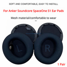 Replacement Polyester Ear Pads For Anker Soundcore SpaceOne S1 Headphone Cover