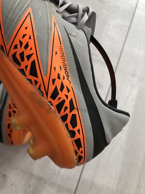 Nike Hypervenom Phinish Orange Gray ACC Football Boots Cleats US9