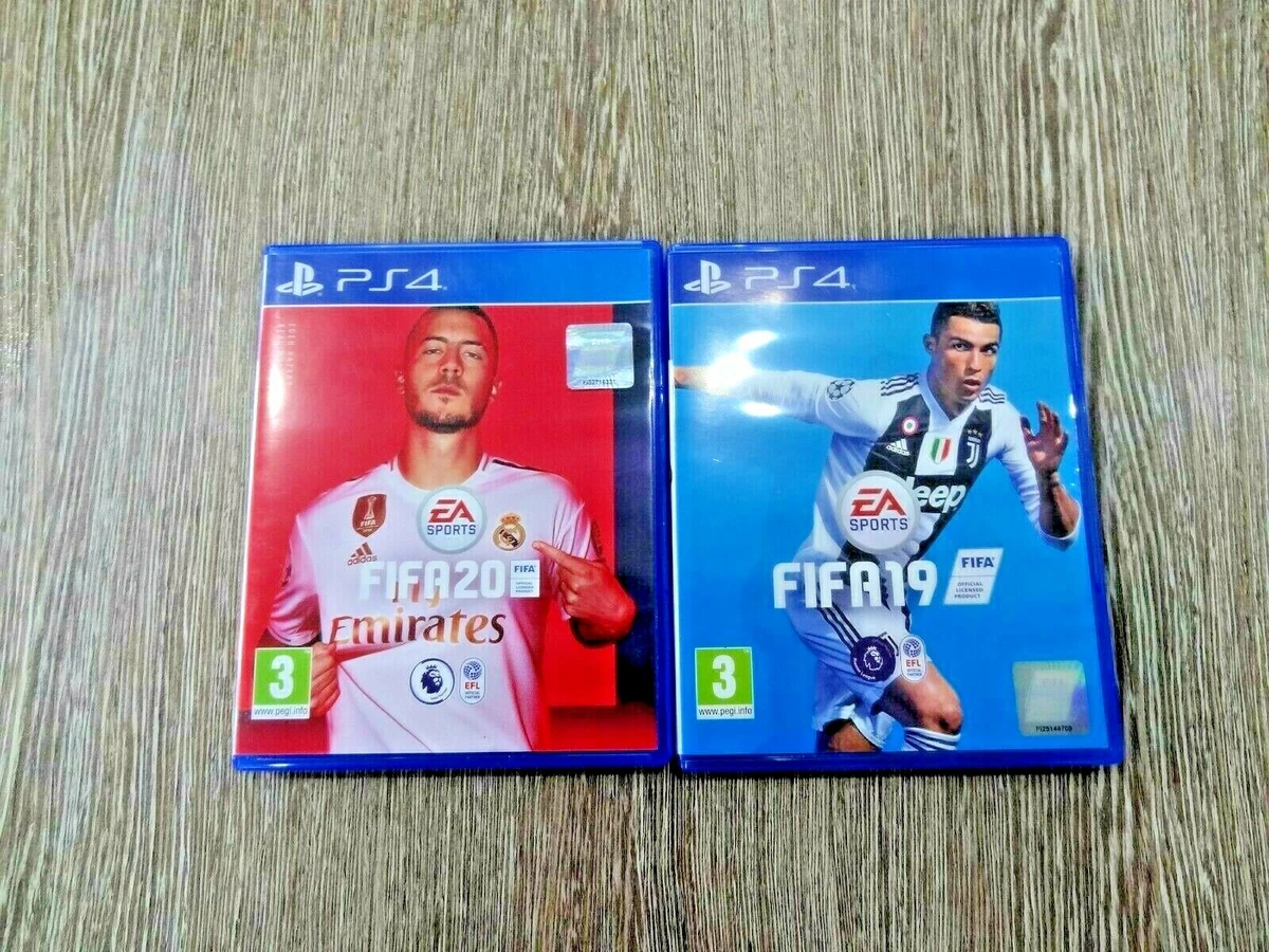 FIFA 2020 20 AND FIFA 2019 19 PLAYSTATION 4 PS4 GAME BUNDLE