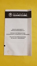 Gamecube Health Safety Precautions Booklet