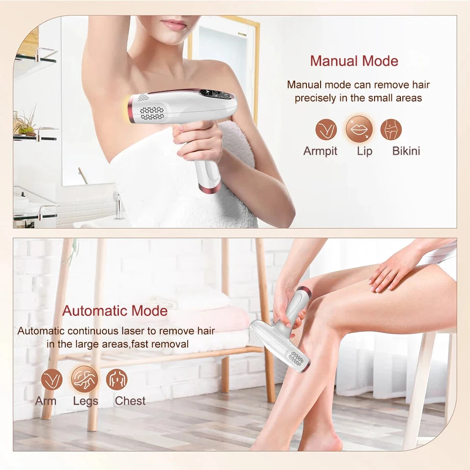 2025 IPL Laser Haarentferner mit Gefrierfunktion Schmerzlos Hair Removal 9 Stufe - Bild 3 von 4