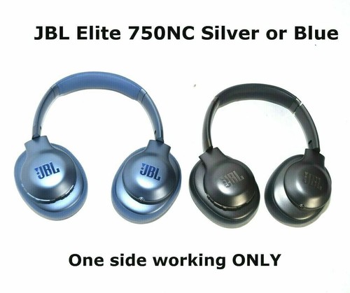 JBL Everest Elite 750NC Wireless Headphones Silver Blue For Parts / Not  Working | eBay