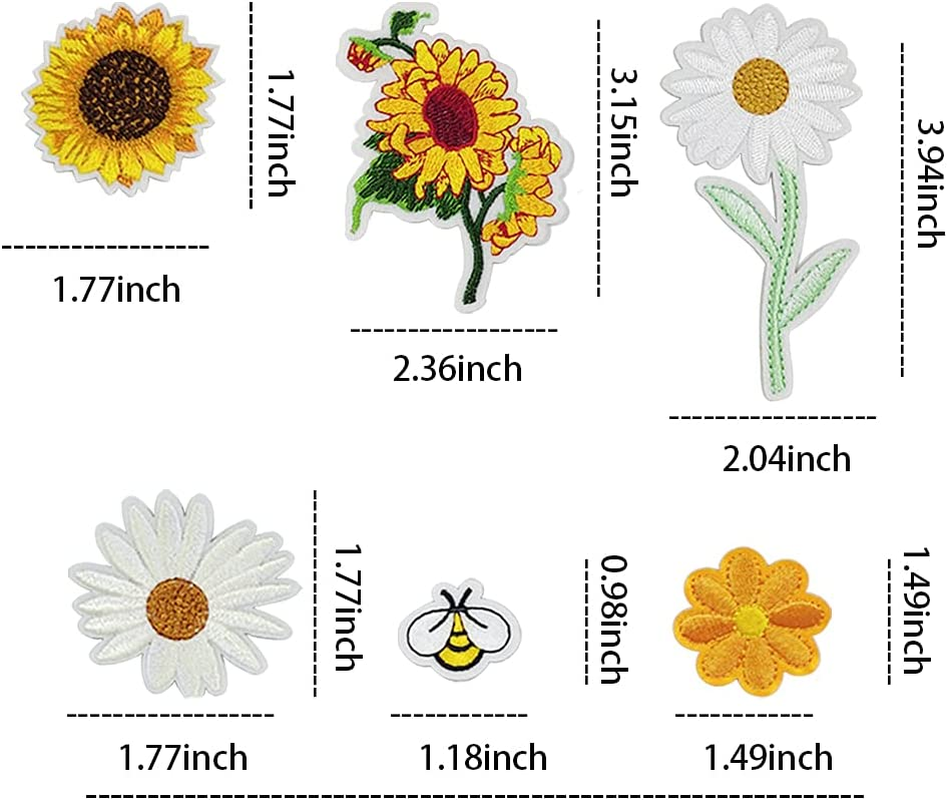 Yellow Bee Patch 1.5" X 1.625" Yellow Beehive Embroidered Iron-On Patch – Cute Honeybee Design Yellow Bee Hive Embroidered Iron-on Patch