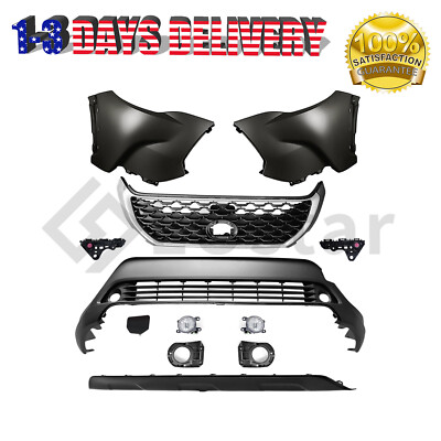 Front Bumper Cover Without Sensor Holes Fits 2022 2023 2024 Toyota Corolla Cross