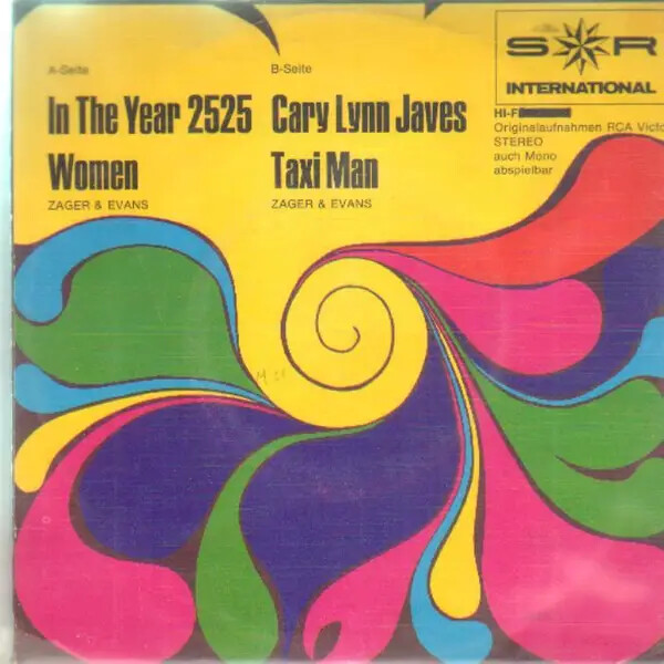 Zager & Evans In The Year 2525 Vinyl Single 7inch NEAR MINT