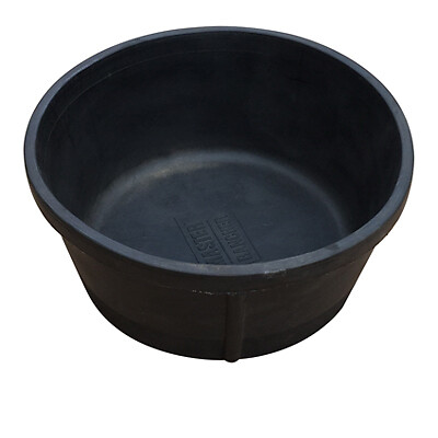 Master Rancher MR3GR/PAN-BLK Feed Pan, Rubber, 3-Gals. - Quantity 1 - Picture 2 of 2