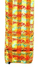 SCARF Long Yellow Background Orange Blue Red Green ABSTRACT FIRE  FLAMES