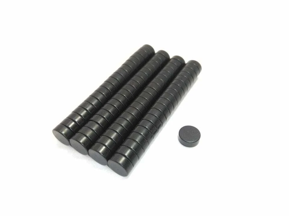 RADIAL MAGNETS Neodymium Magnet Disk N42 Epoxy Coated D1/4" x 0.1"(A) - Price is per magnet