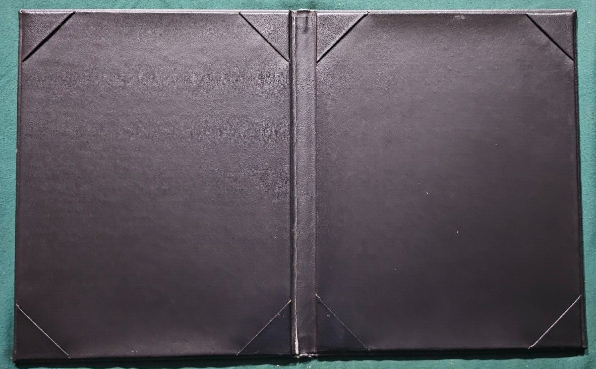 Lot of 31 Restaurant Menu Covers black