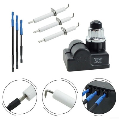 Grill Ignitions Button Set Plastic Replacement Set for Lighting
