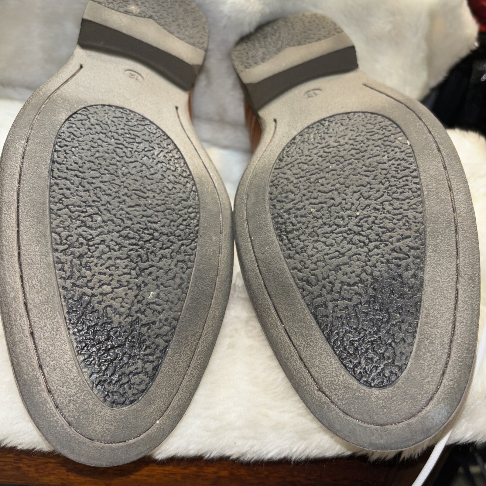 SAOLA Scarpe Oxford marroni Jonsen Milan da uomo taglia 12 M stringate comfort vestiti all'aperto!