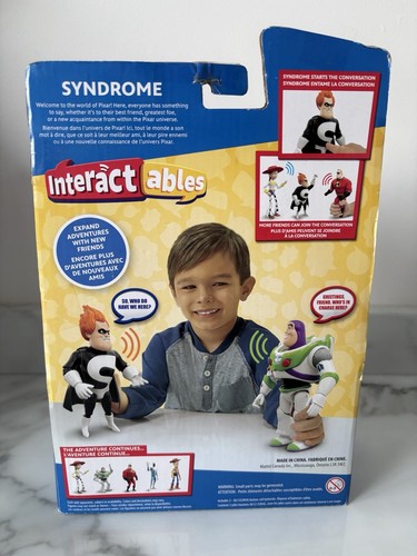 Disney Pixar Syndrome Pixar Interactables Action Figure. Brand New - Picture 2 of 2